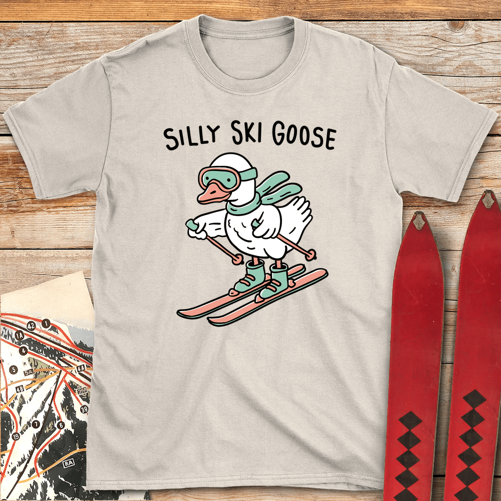 72 Silly Goose Skiing White - Natural