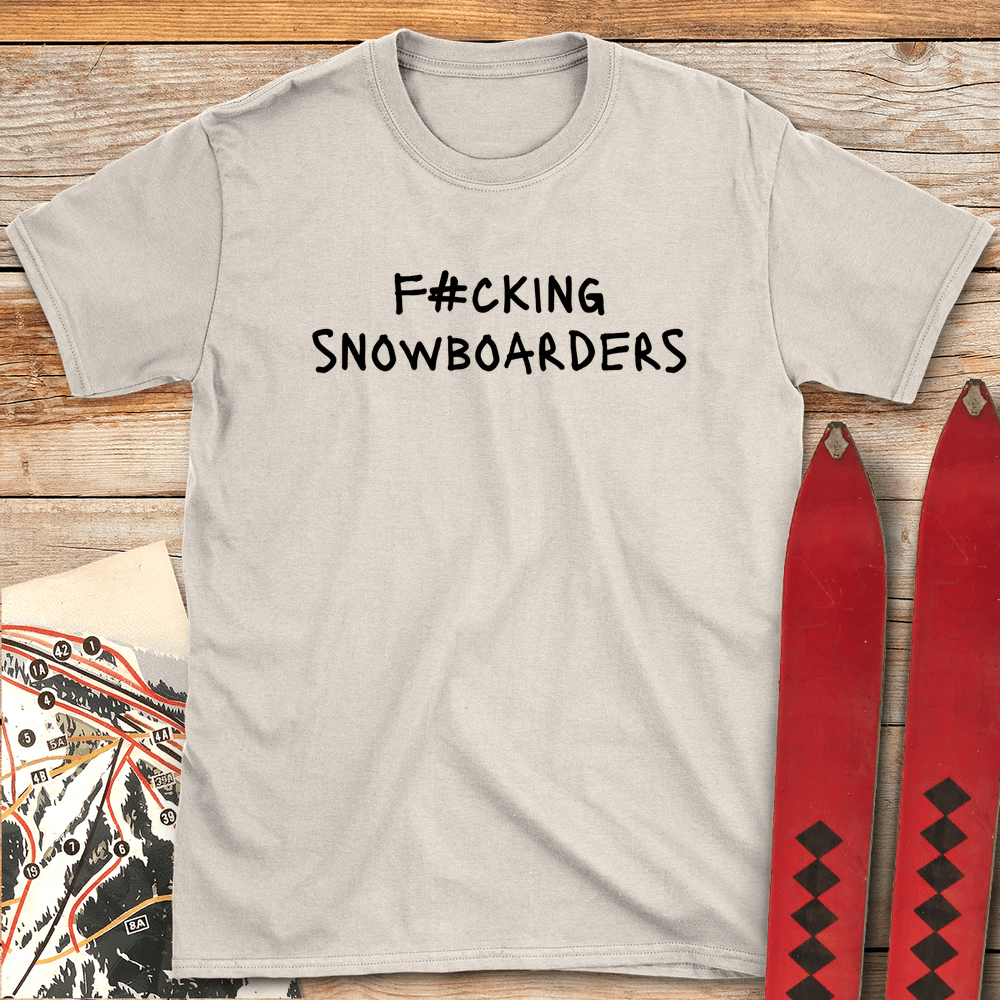 864 Fing Snowboarders White - Natural