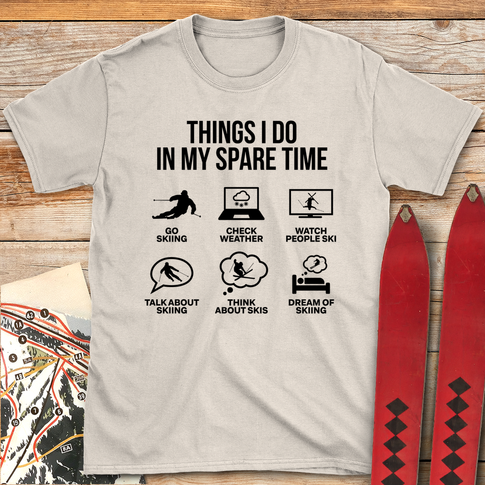 936 Spare Time Ski White - Natural