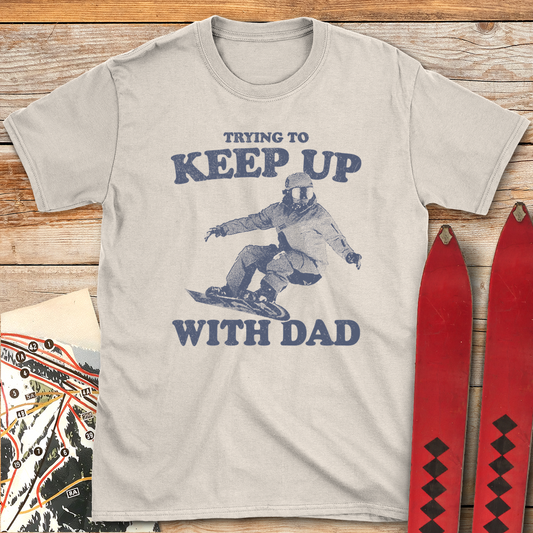 998 Keep Up Snowboard Dad White - Natural