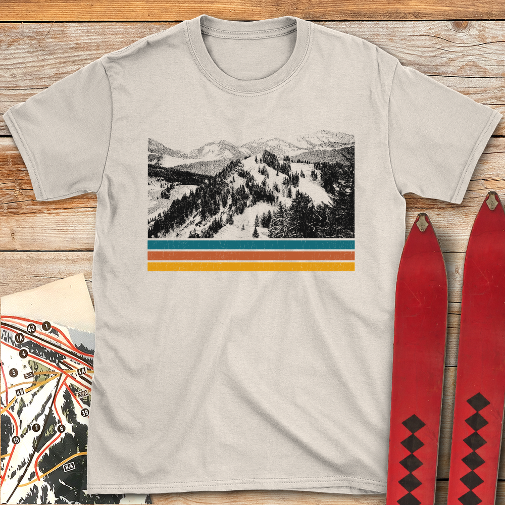 1056 Old School Landscape White - Natural