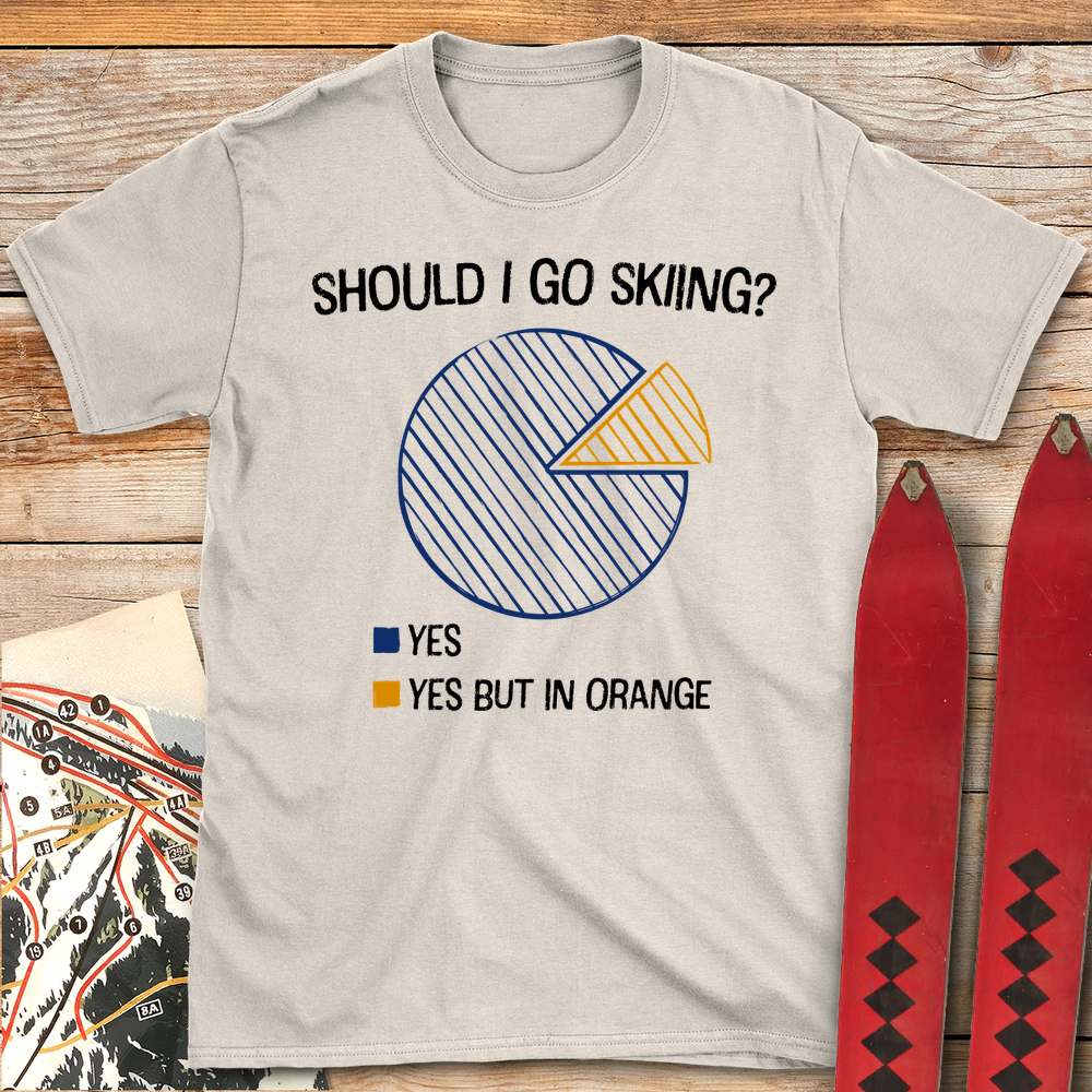1027 Should I Ski White - Natural