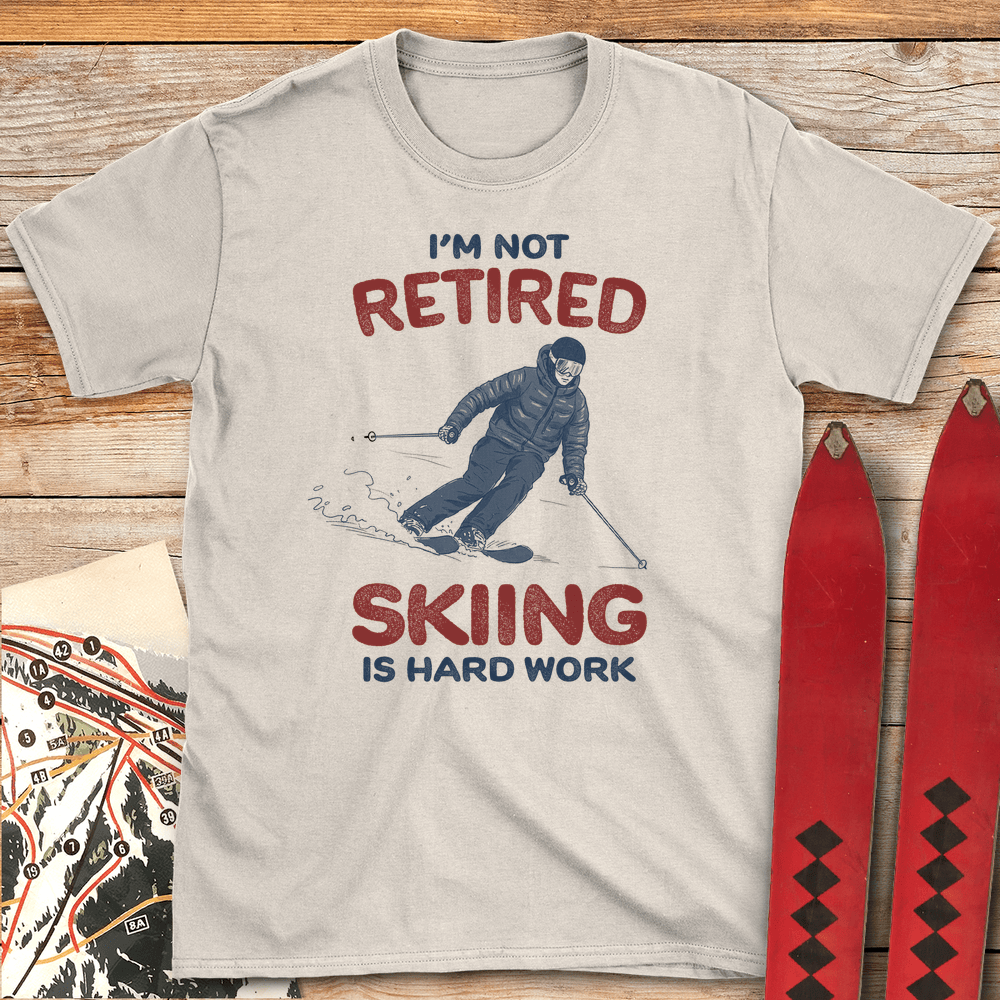1094 I M Not Retired White - Natural