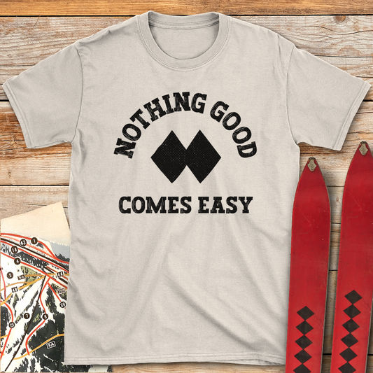 1344 Good Aint Easy White - Natural