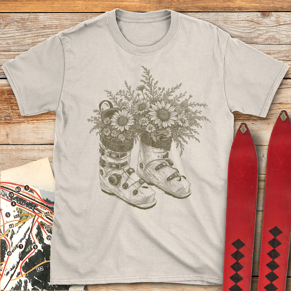 1356 Garden Ski Boots White - Natural