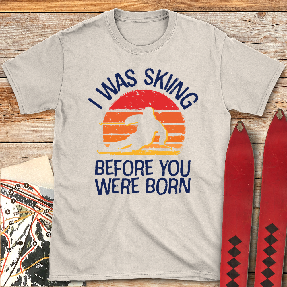 1373 Ski Before You White - Natural