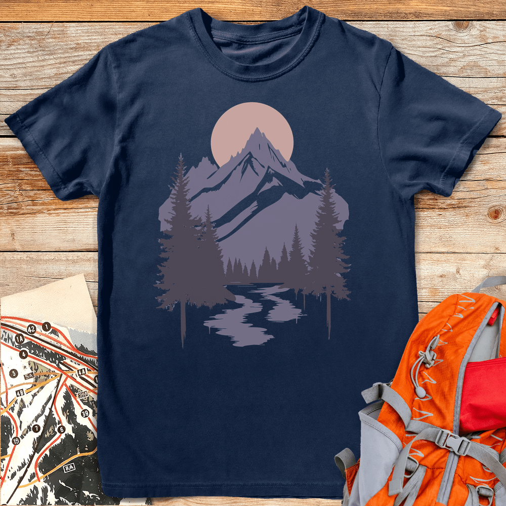 Violet Peaks - Navy