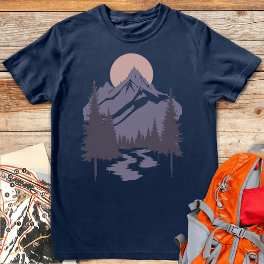Violet Peaks - Navy