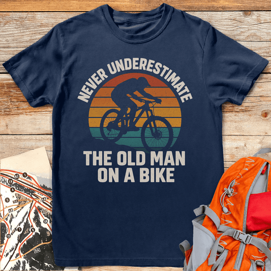 Old Man Biker - Navy