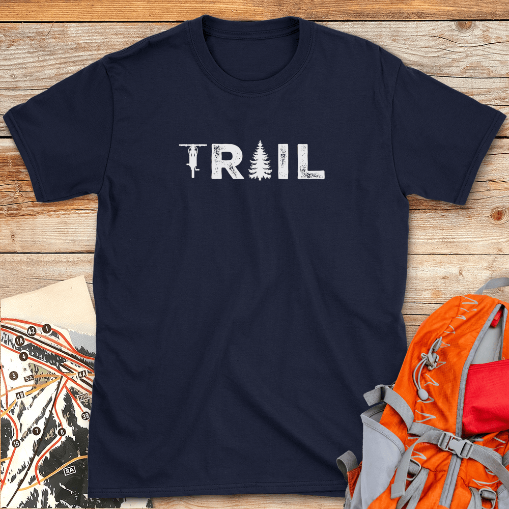 400 Trail White - Navy