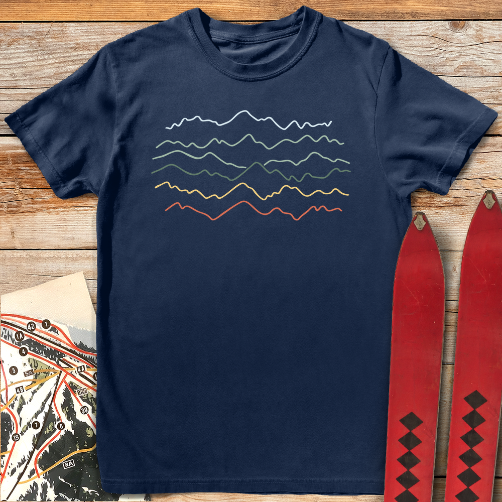 380 Landscape Lines Color - Navy