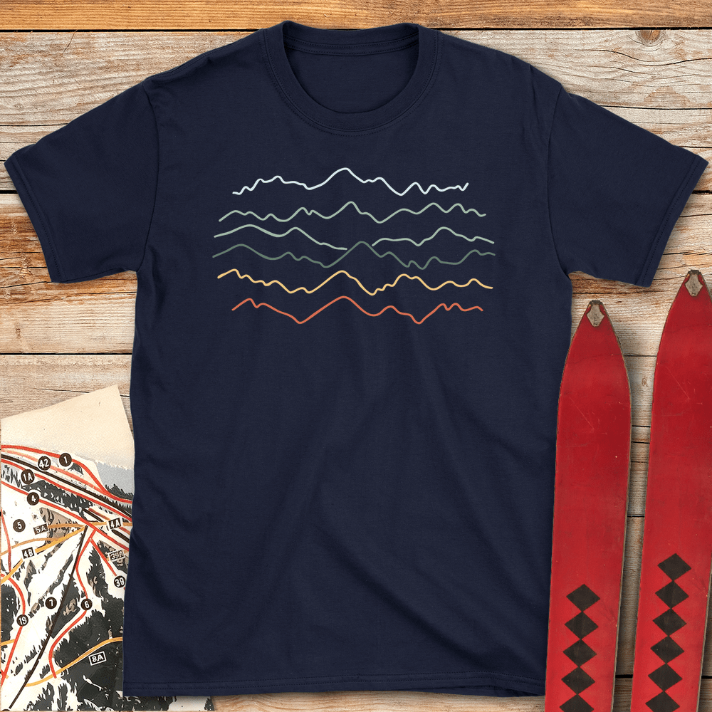 380 Landscape Lines Color - Navy