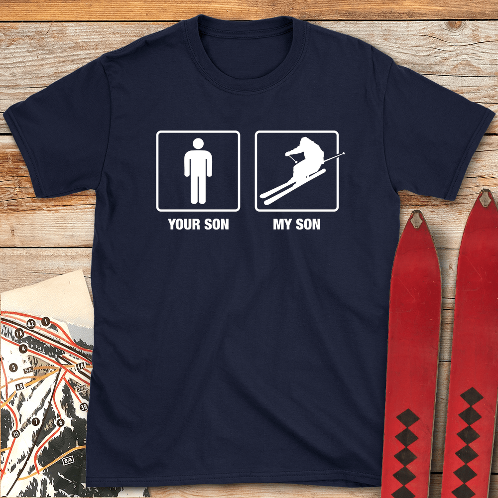 390 My Son Shreds White - Navy