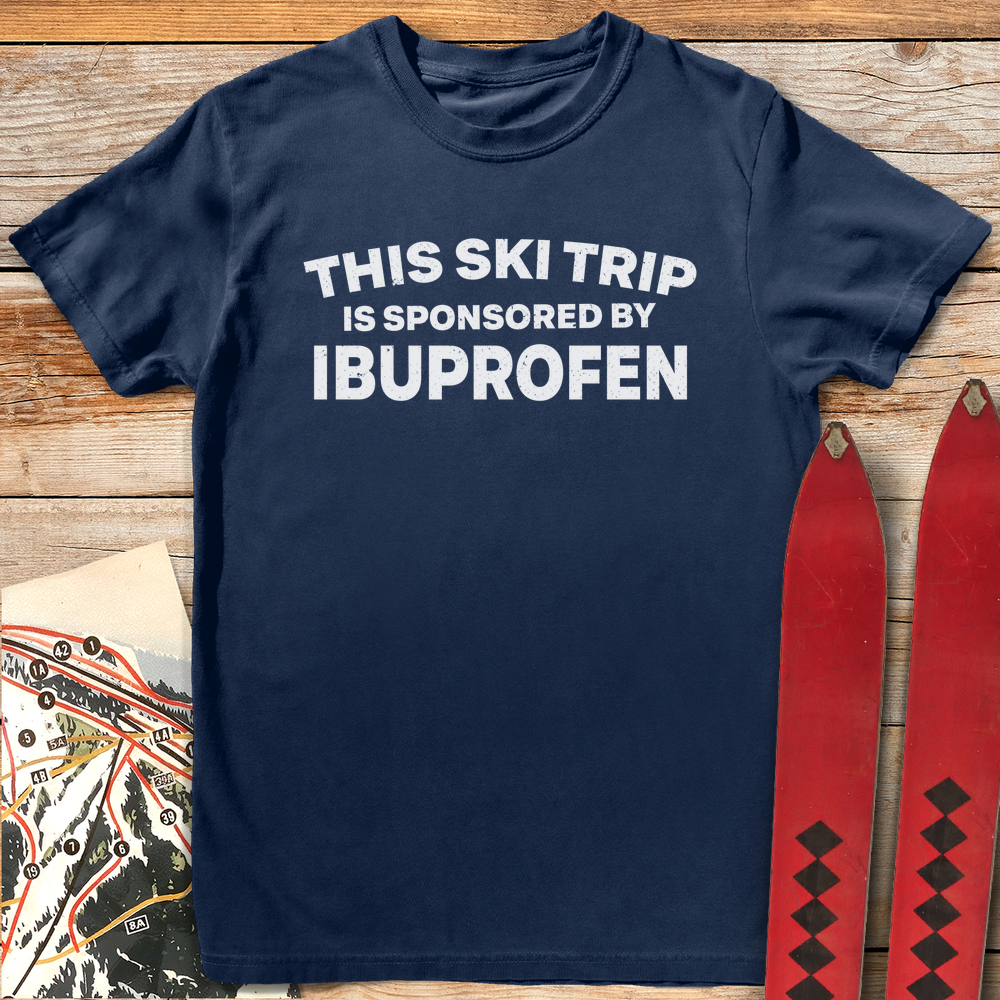 609 Sponsored By Ibuprofen White - Navy
