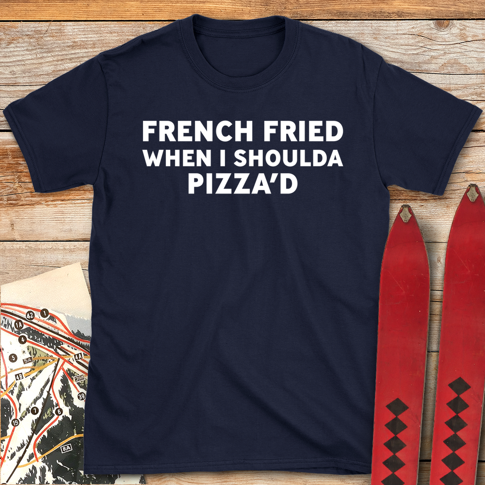 536 French Fries White - Navy