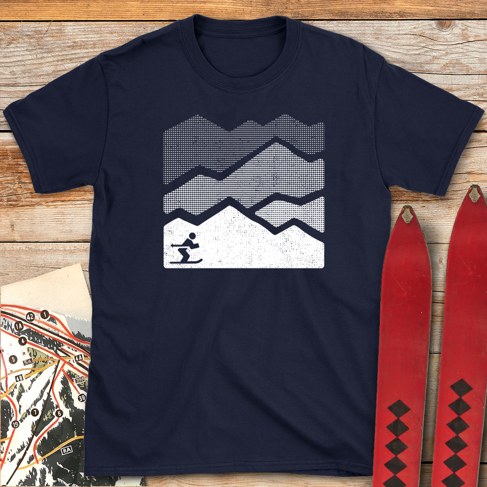 611 Tuckin Hills White - Navy