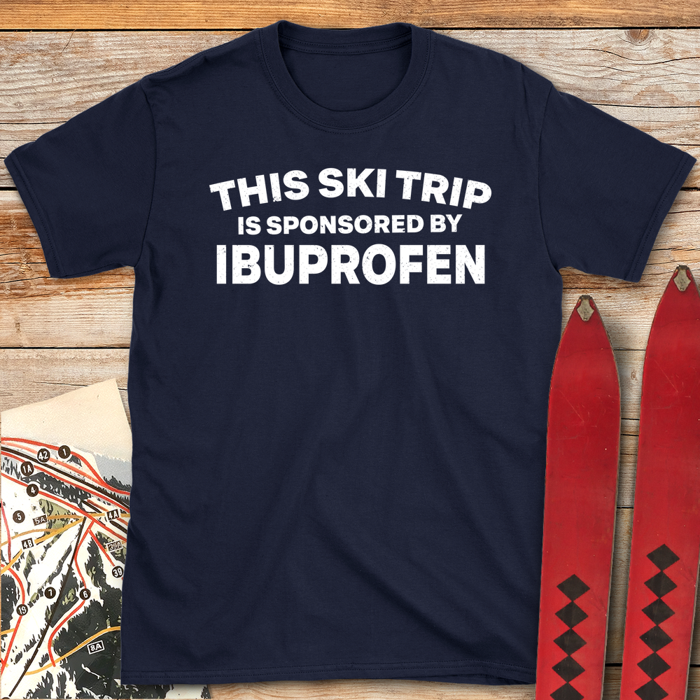 609 Sponsored By Ibuprofen White - Navy