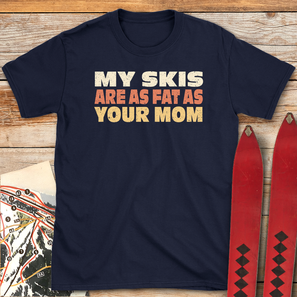 583 Fat Mom Skis White - Navy