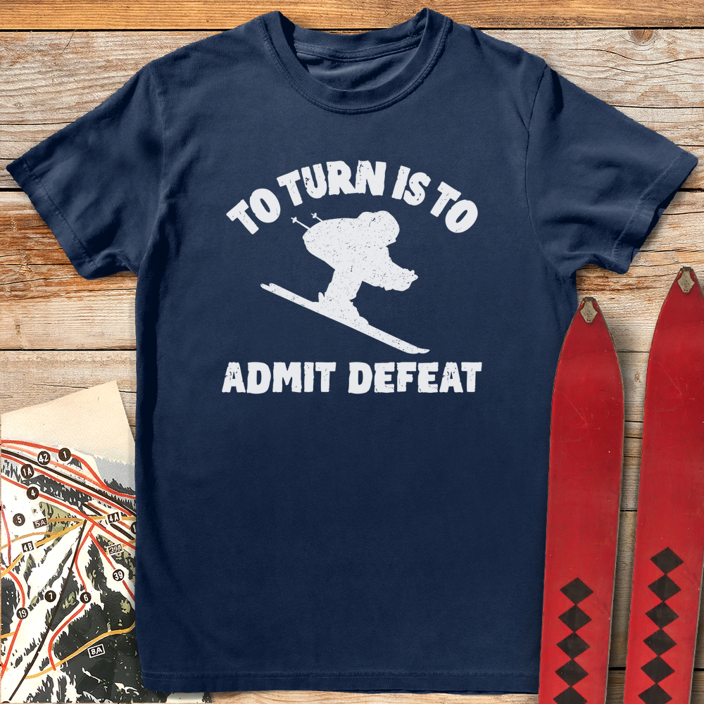 650 Turn Defeat White - Navy