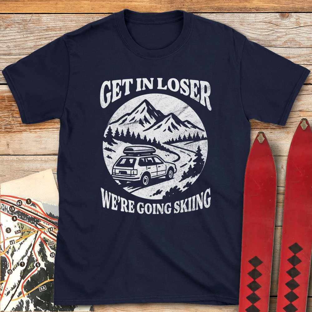 660 Skiing Loser White - Navy