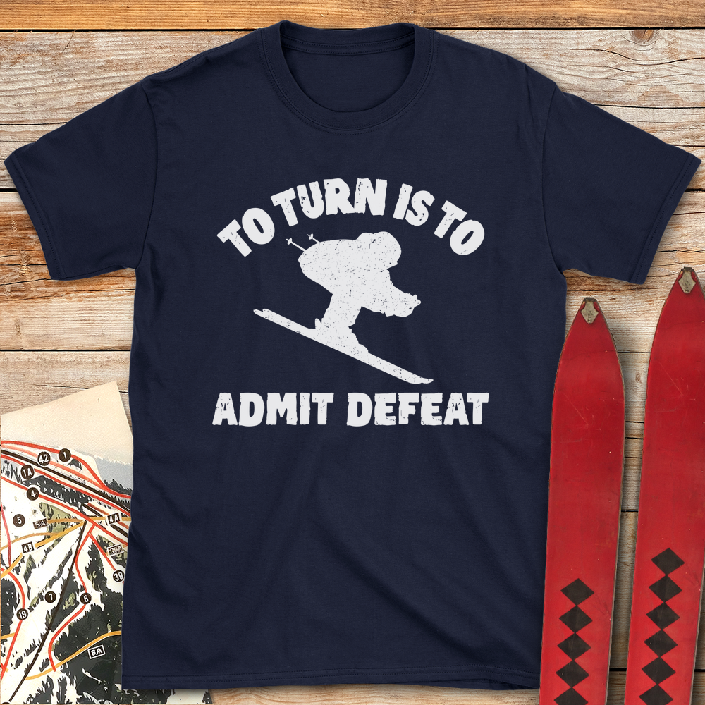 650 Turn Defeat White - Navy