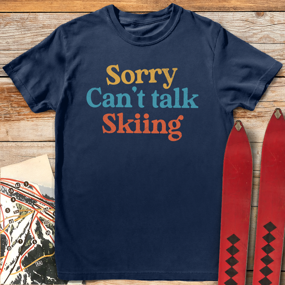 701 Can T Talk White - Navy