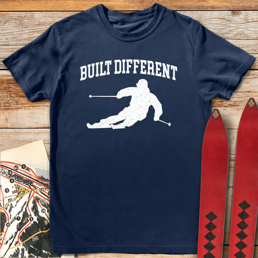 714 Built Different White - Navy