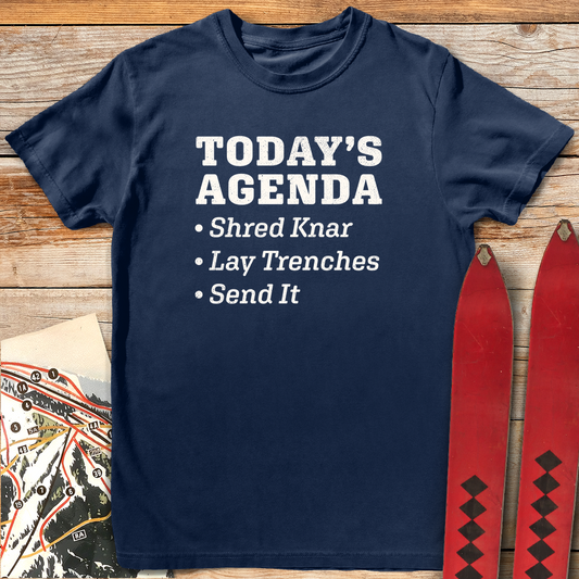 691 Todays Agenda White - Navy