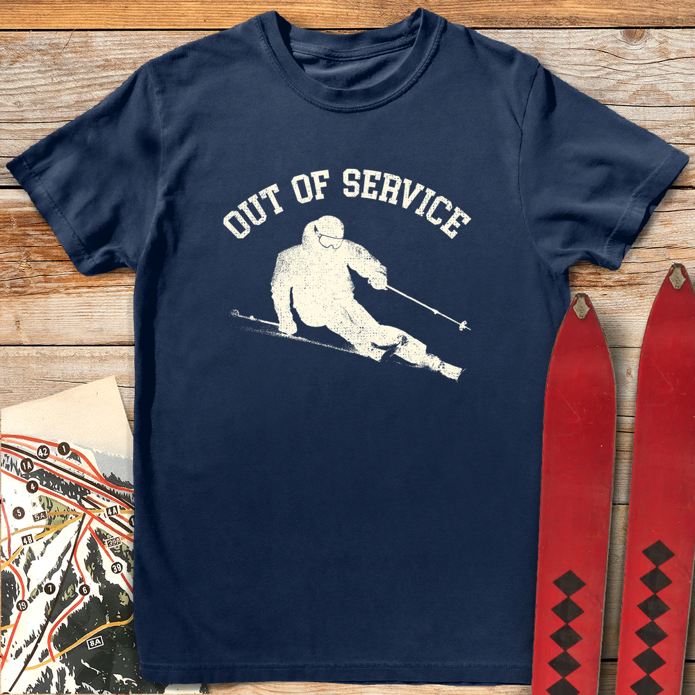 709 Out Of Service White - Navy