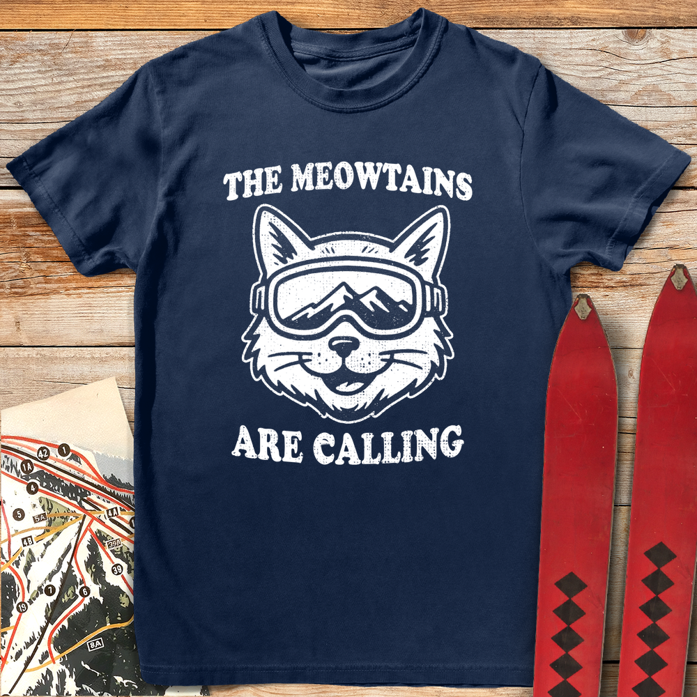 716 Meow Cat White - Navy