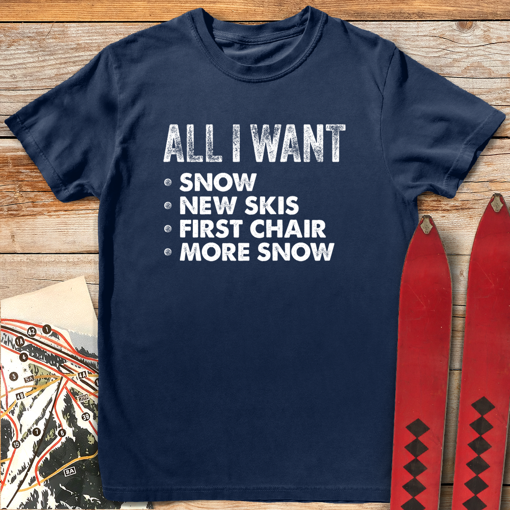 694 All I Want White - Navy