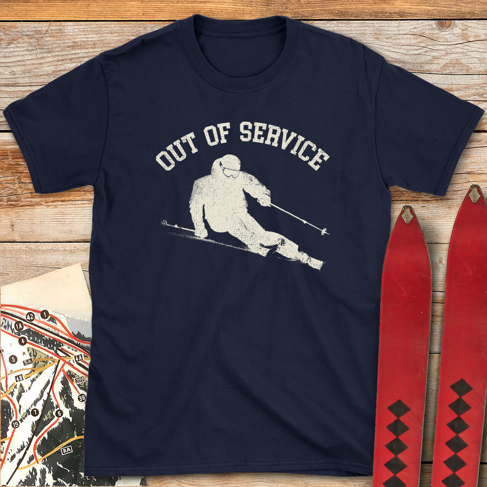 709 Out Of Service White - Navy
