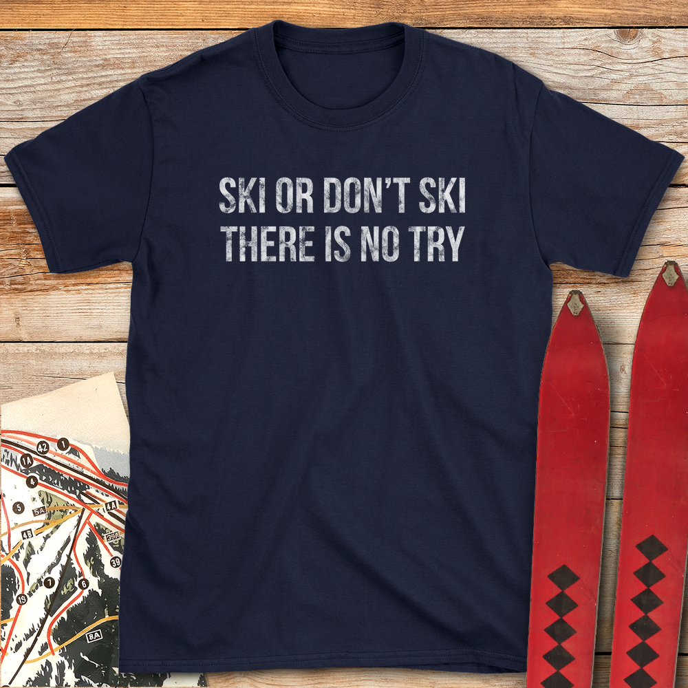 707 Ski Or Don T White - Navy