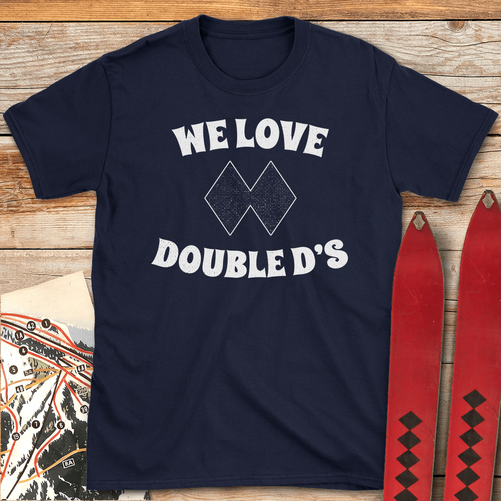 786 Double Ds White - Navy