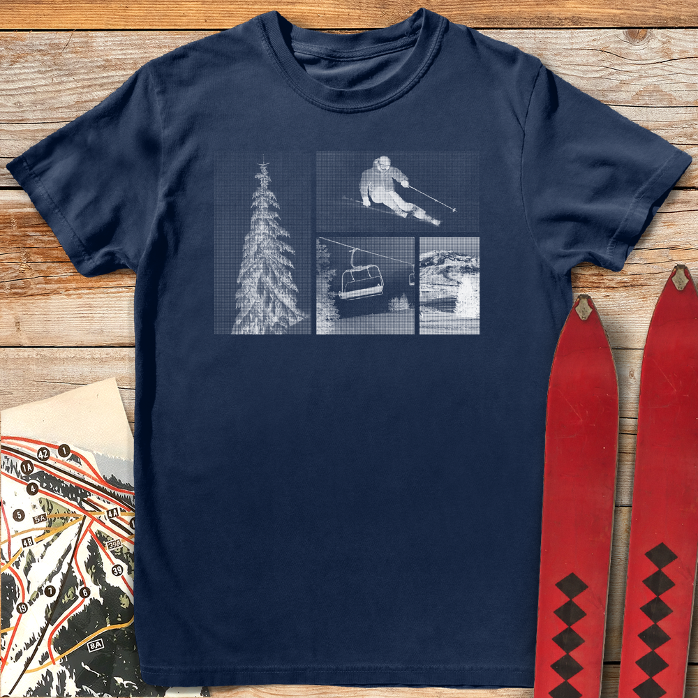 794 Ski Story White - Navy