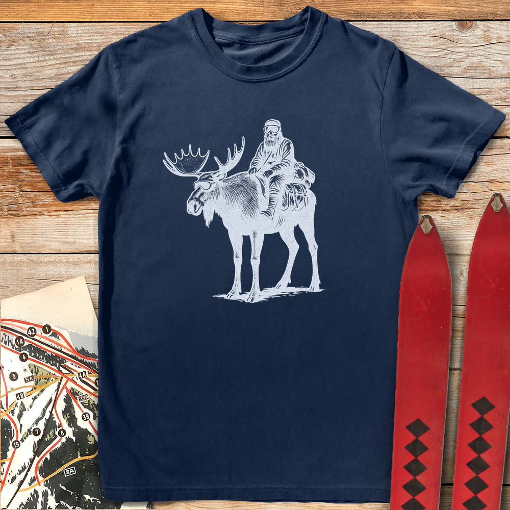 822 Moose Ride White - Navy