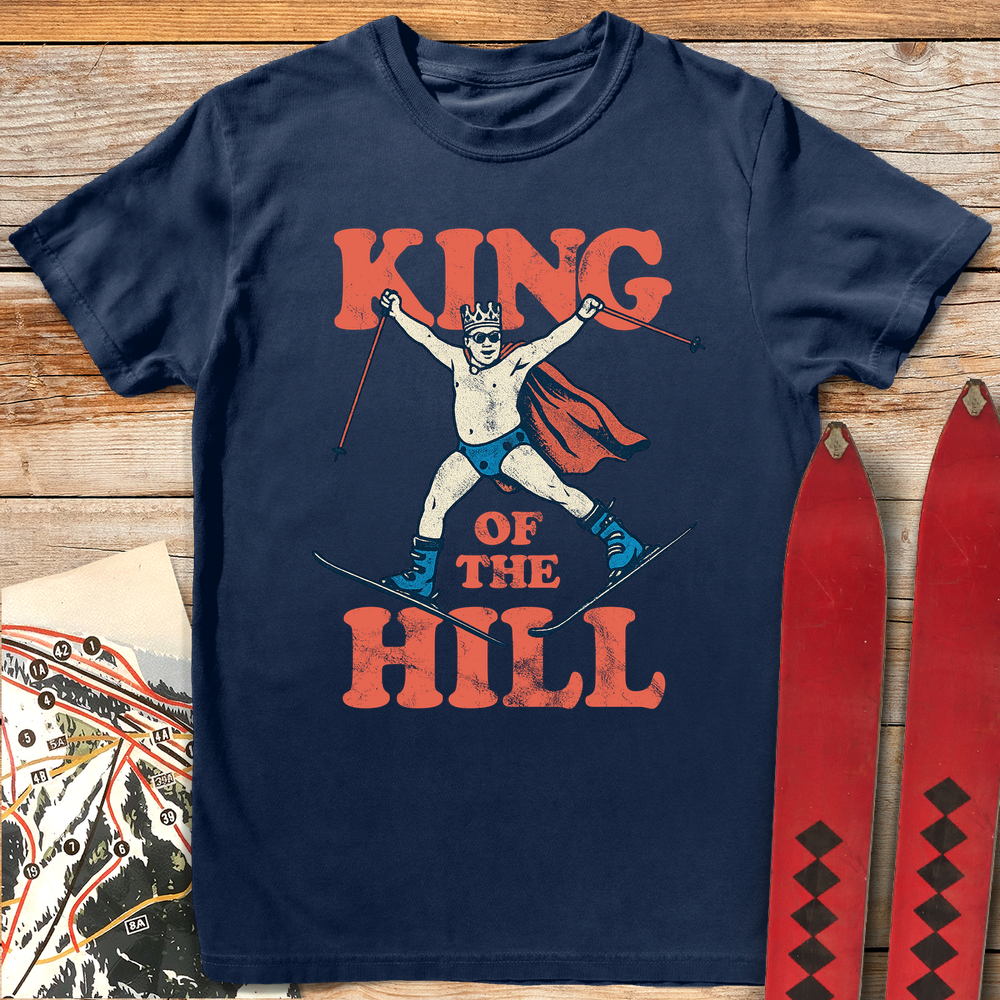 806 King Of The Hill White - Navy