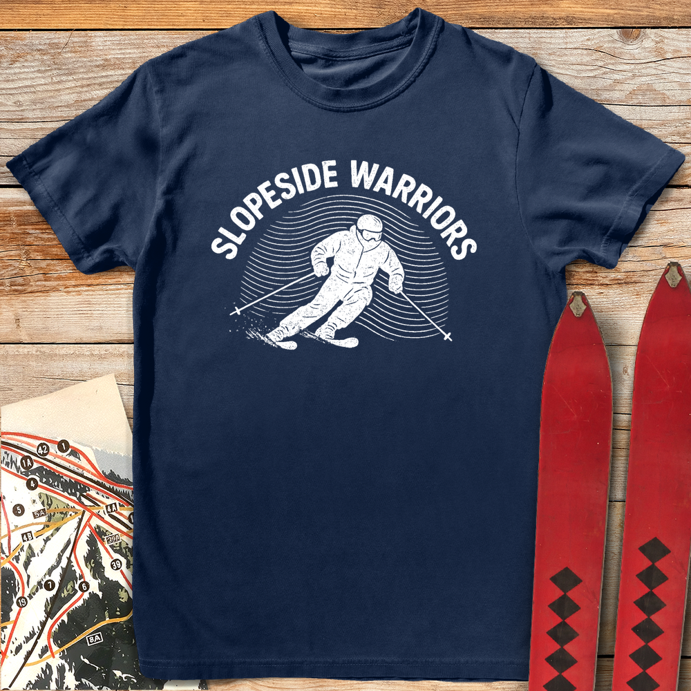 799 Slopeside Warriors White - Navy