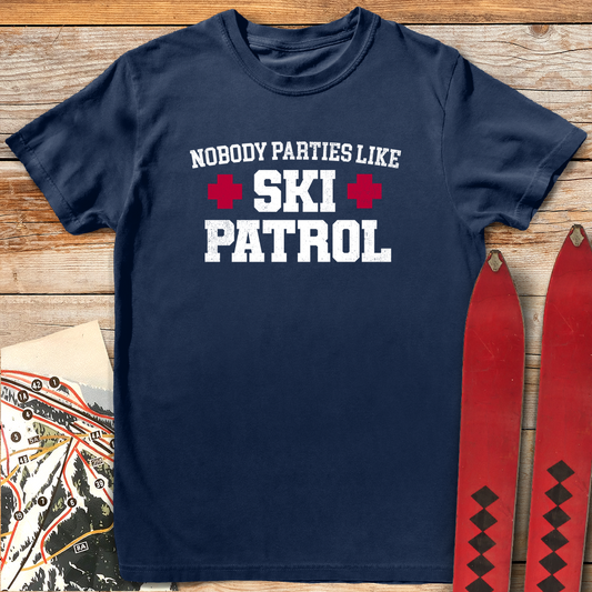 801 Patrol Parties White - Navy