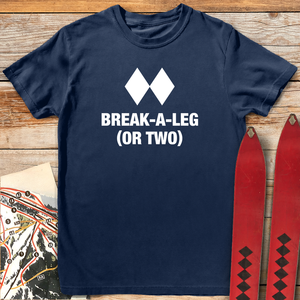 807 Break A Leg White - Navy