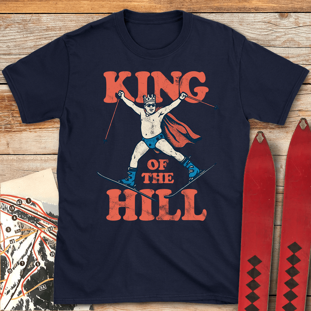 806 King Of The Hill White - Navy