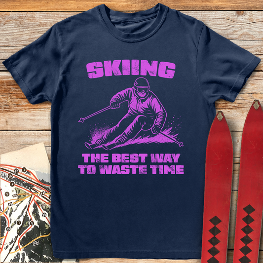 833 Waste Of Time White - Navy