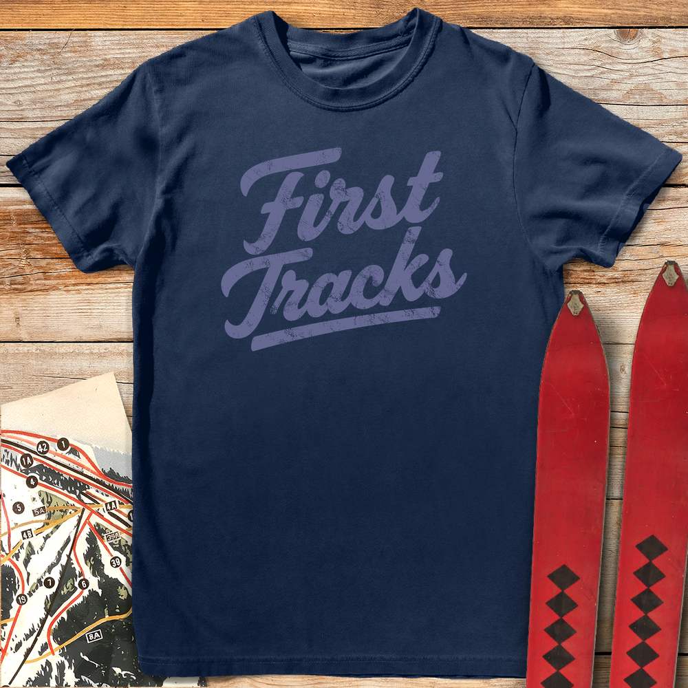 837 First Tracks White - Navy