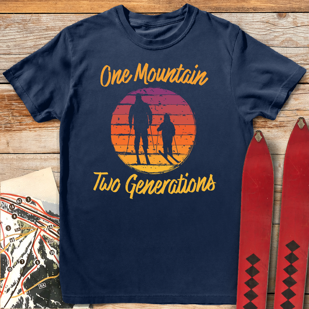 860 Two Generations White - Navy