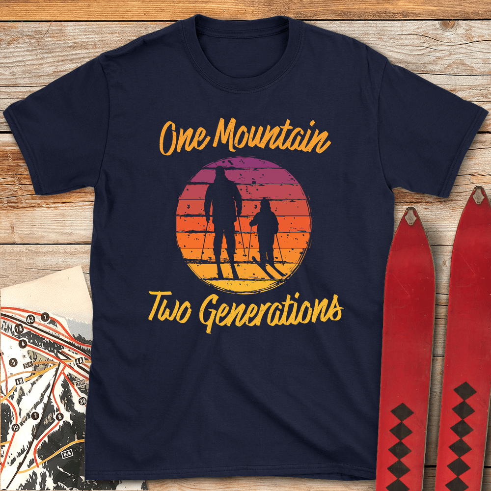 860 Two Generations White - Navy