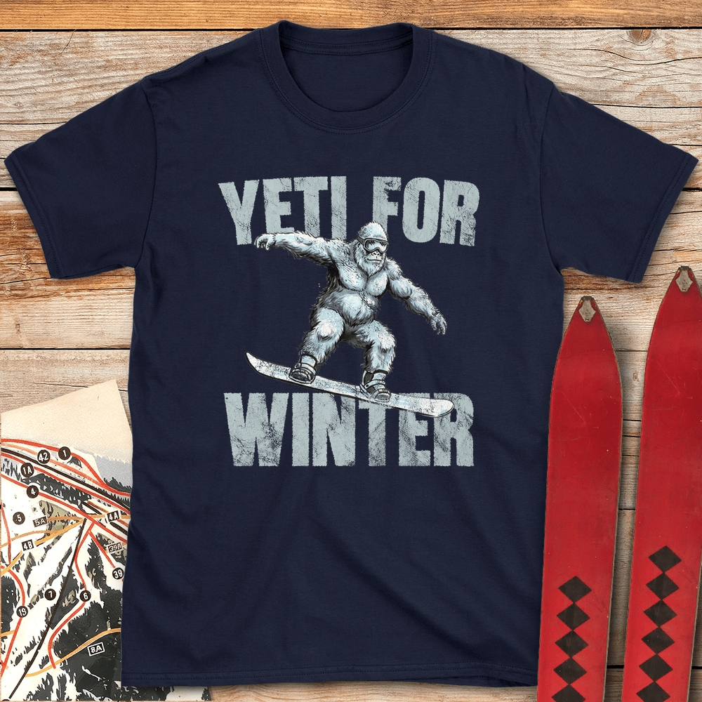 852 Yeti For Winter Board White - Navy
