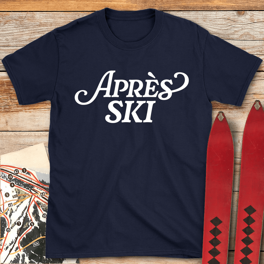 83 Apre S Ski Calligraphy White - Navy