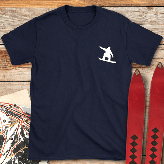 177 Simple Snowboard White - Navy