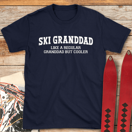 755 Ski Granddad White - Navy