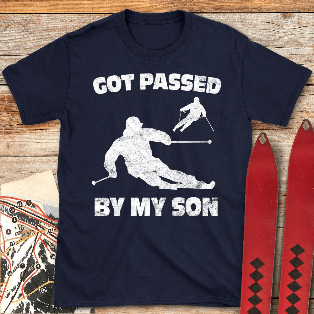 868 Passed By My Son White - Navy